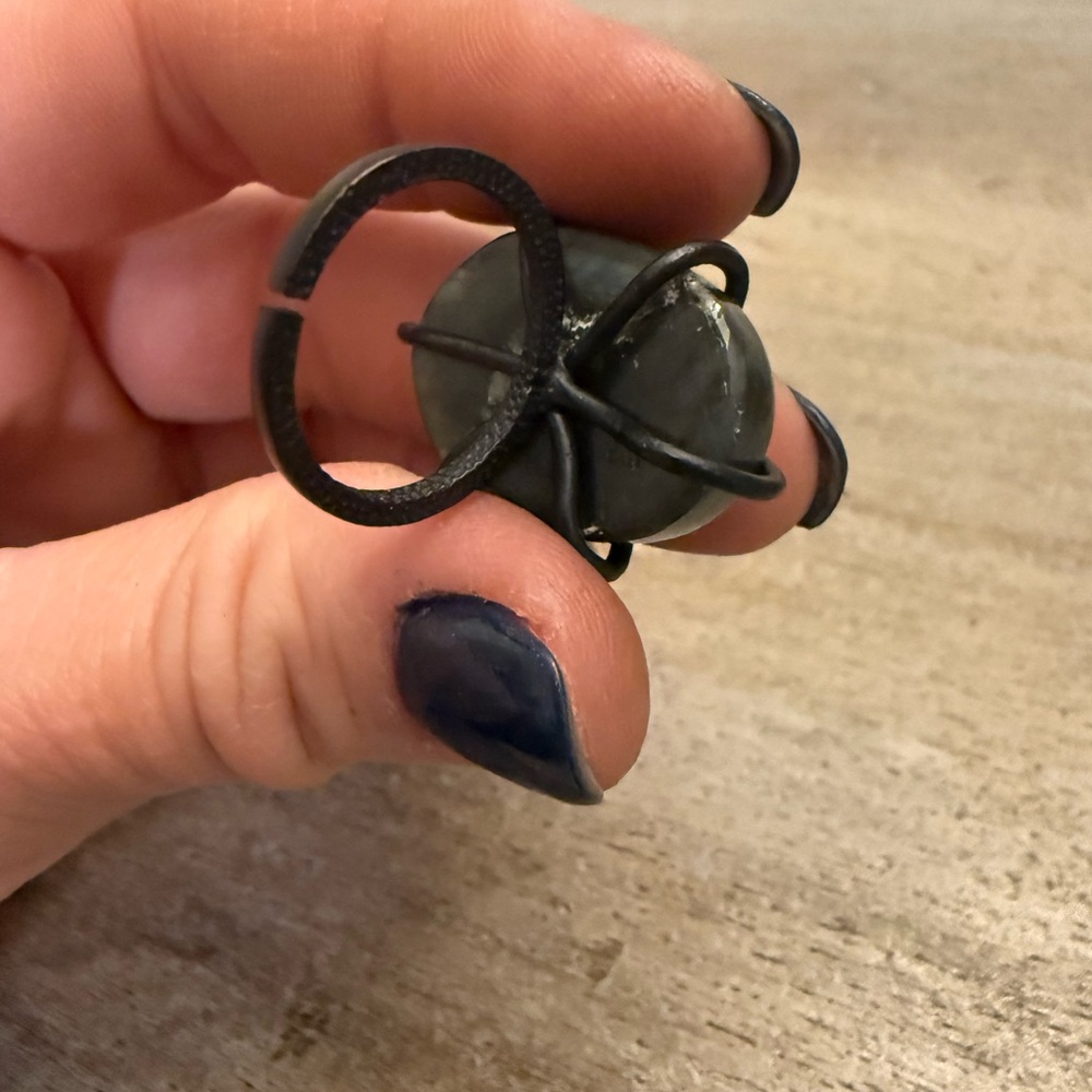 Laboradite ring size 6 - Picture 7 of 7